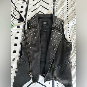 Harley Davidson studded vest